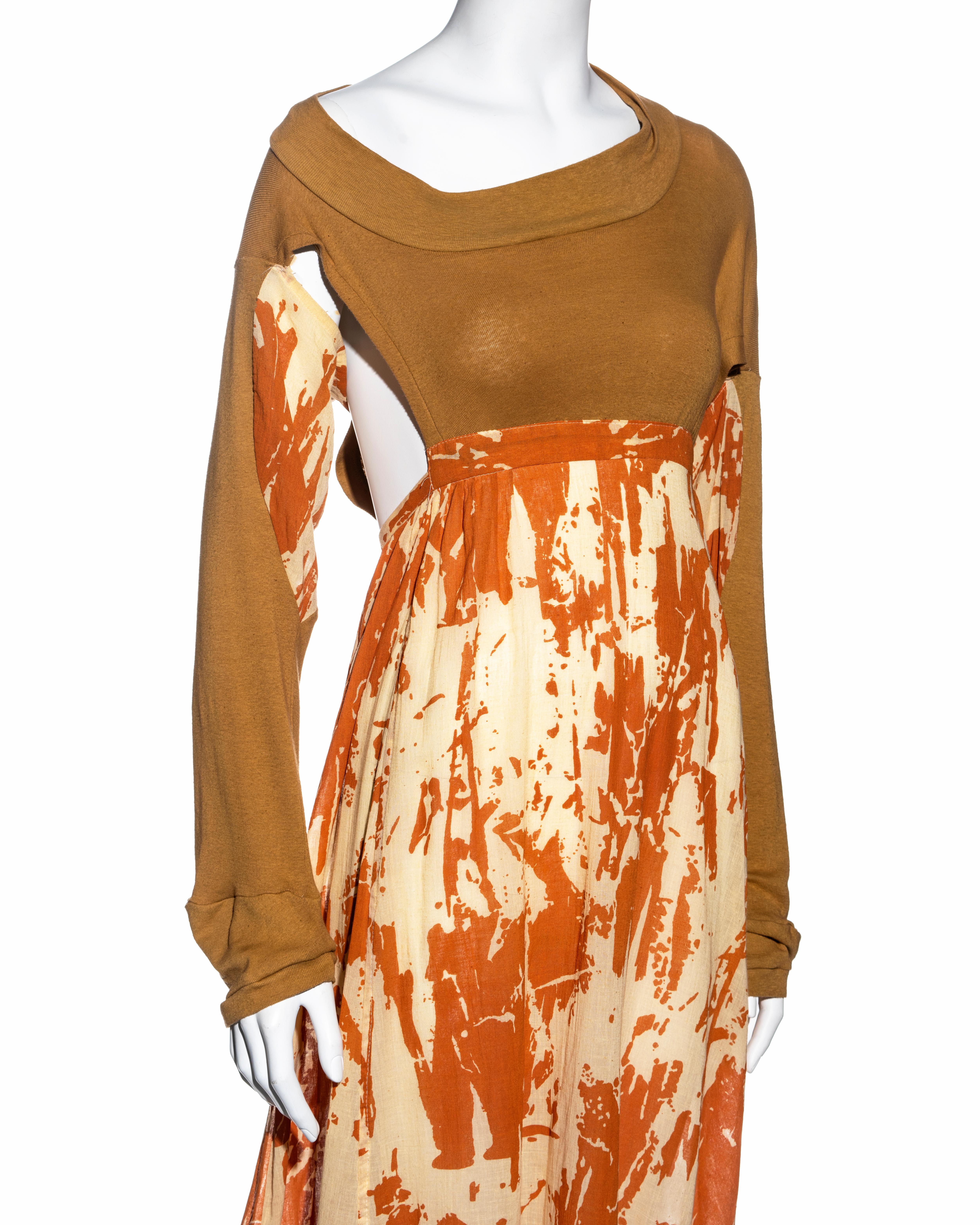 Worlds End by Vivienne Westwood and Malcolm McLaren toga dress, ss 1982 In Good Condition In London, GB