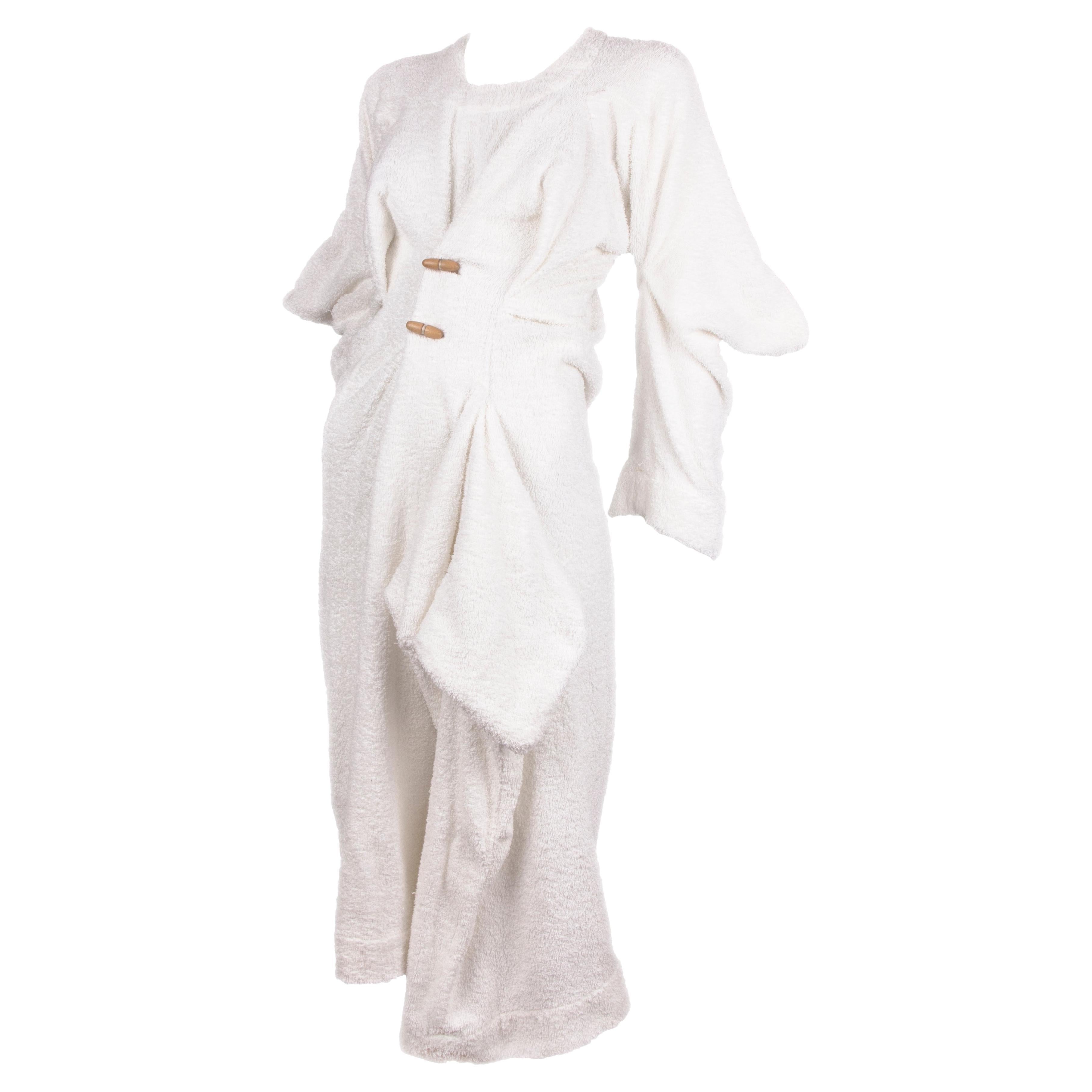 Worlds End by Vivienne Westwood cotton toweling 'Witches' dress, fw 1983 For Sale