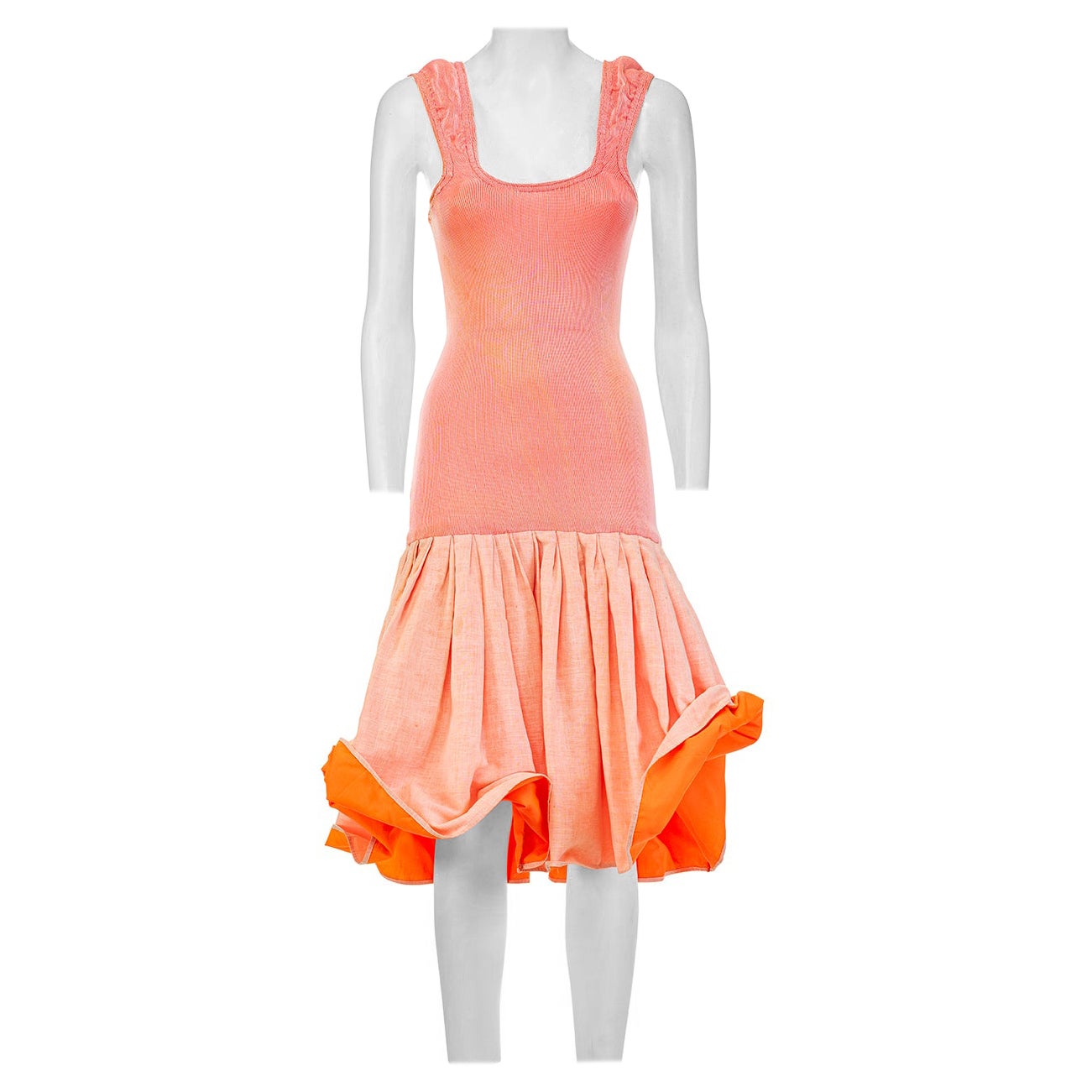 WORLDS END BY VIVIENNE WESTWOOD SS 84 kultiges und seltenes fluoreszierendes Kleid
