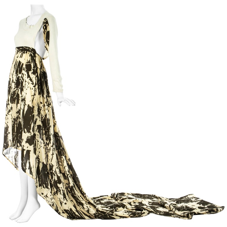 chinese dress ladies Montage M909 Long Formal Detachable Train Evening Dress