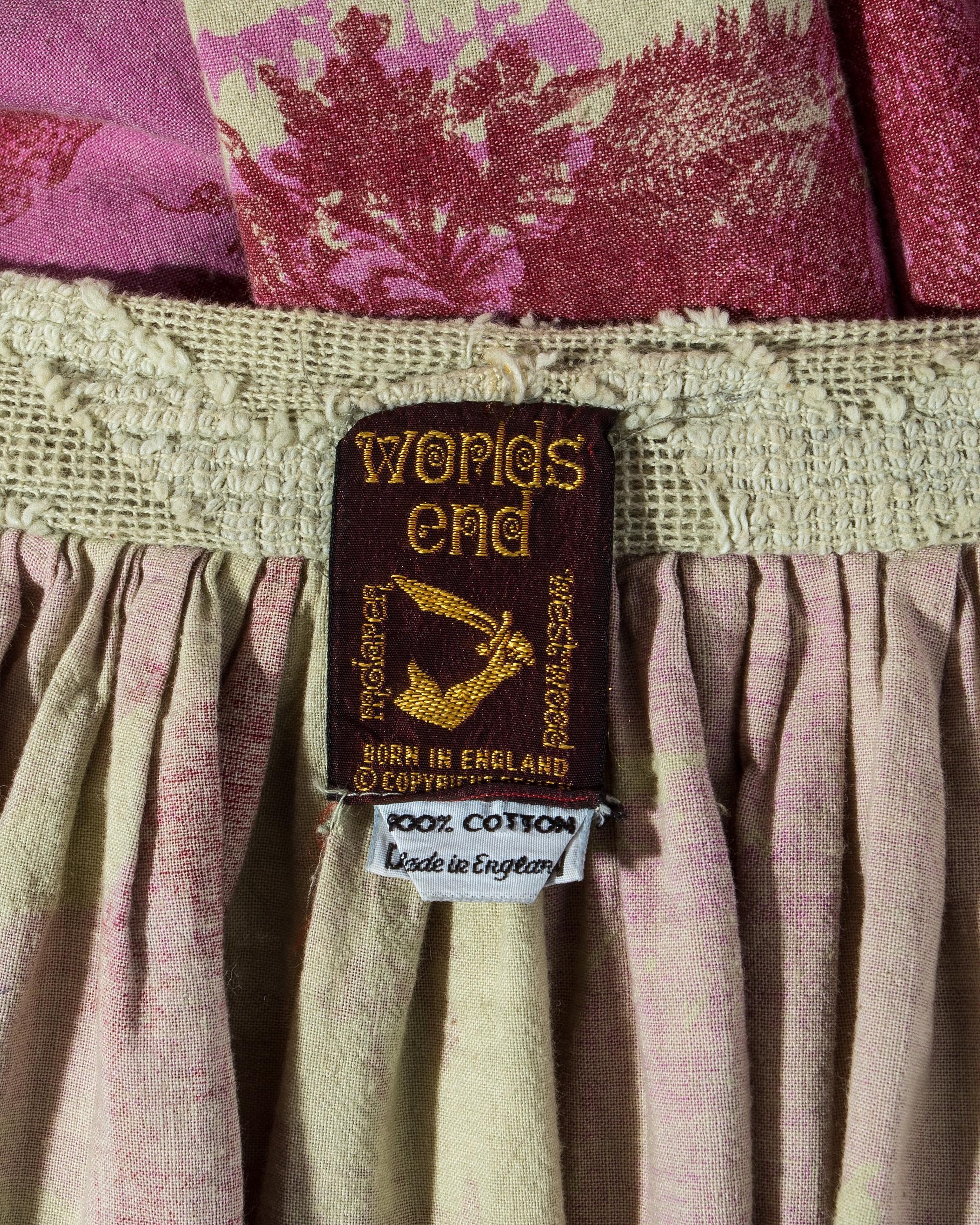 Worlds End 'Punkature' wrap skirt and sweater ensemble, ss 1983 6