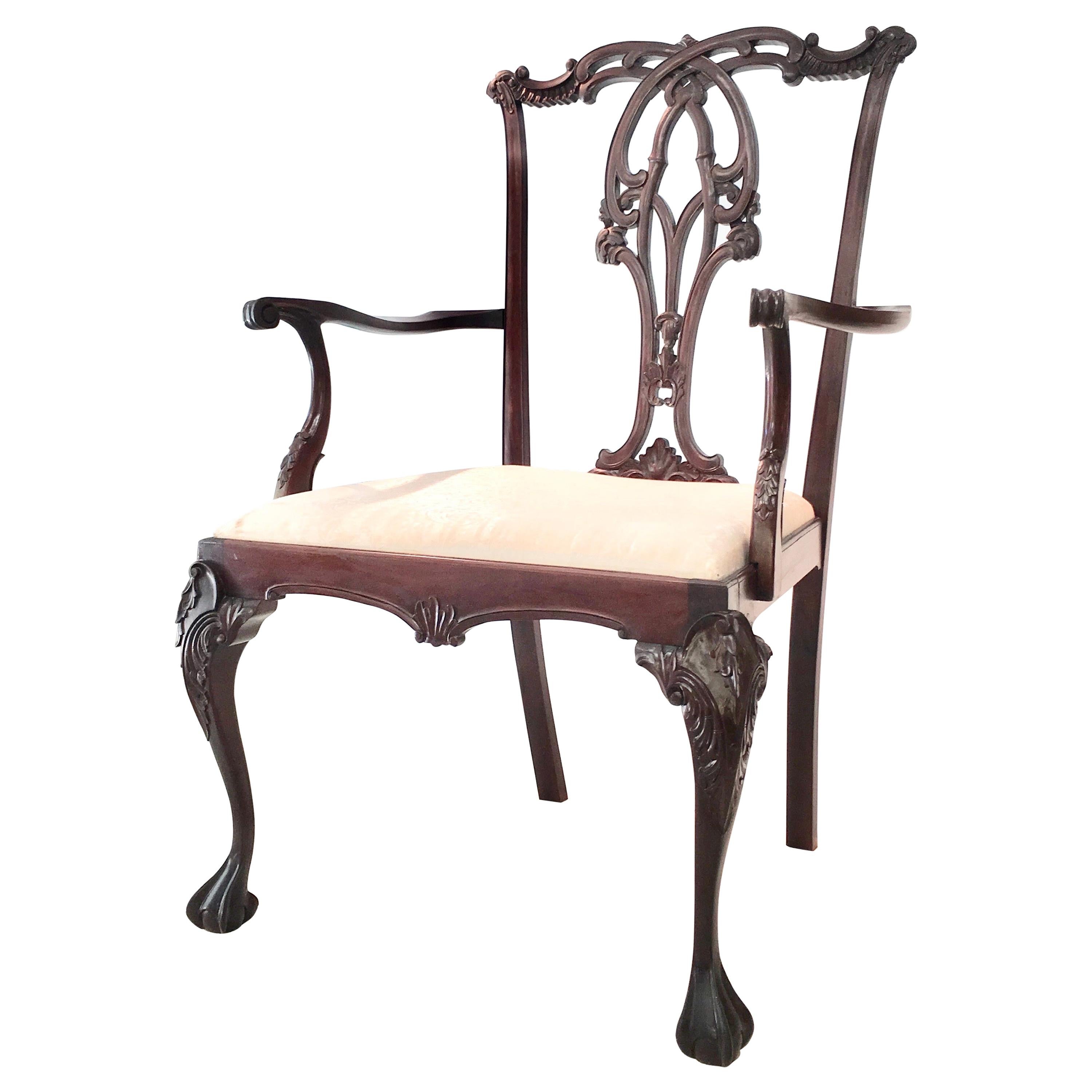Novelty "World's Largest" Chippendale Chair For Sale