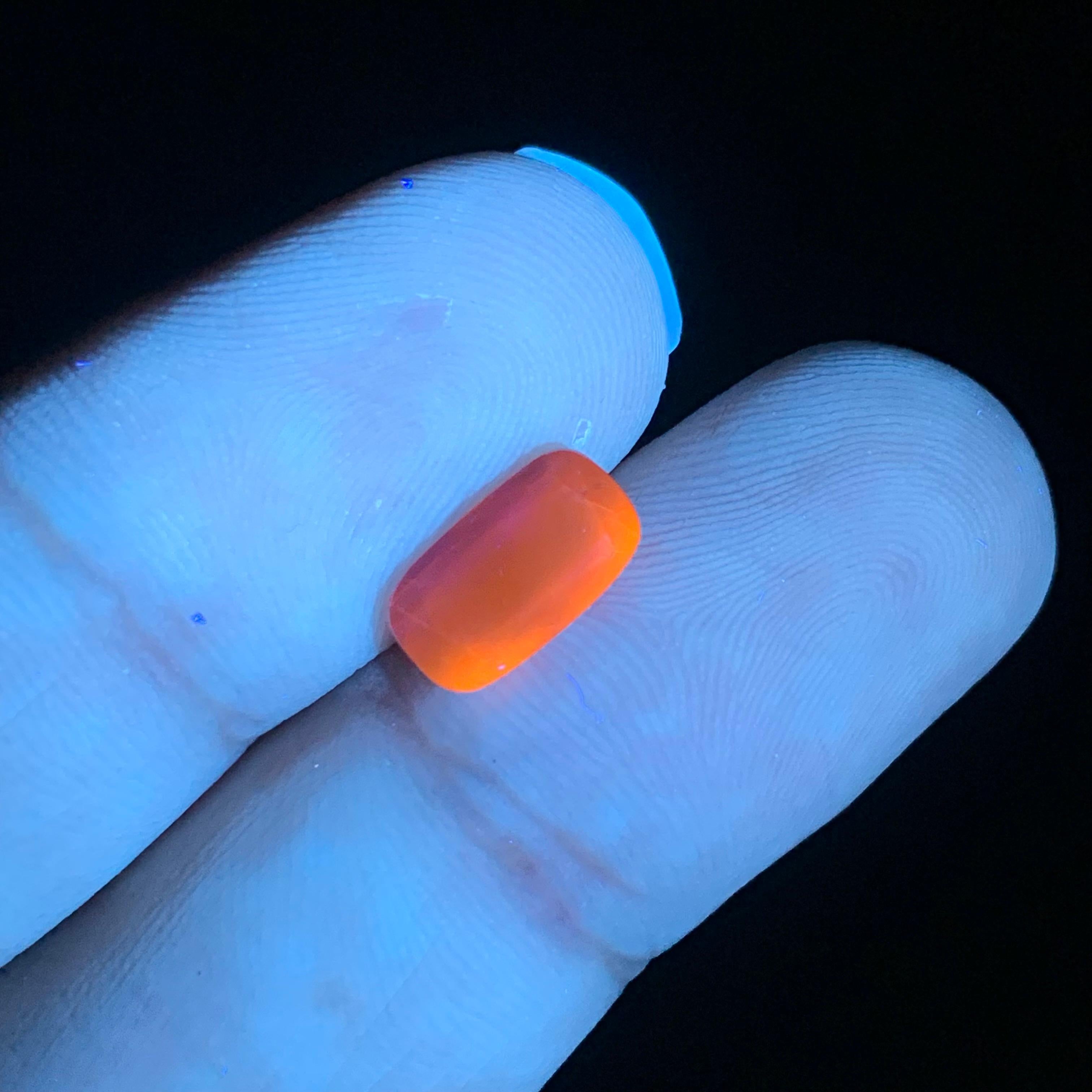 World’s Rarest 1.35 Carats Natural Loose Haüyne \ Haüynite Long Cushion Shape For Sale 7