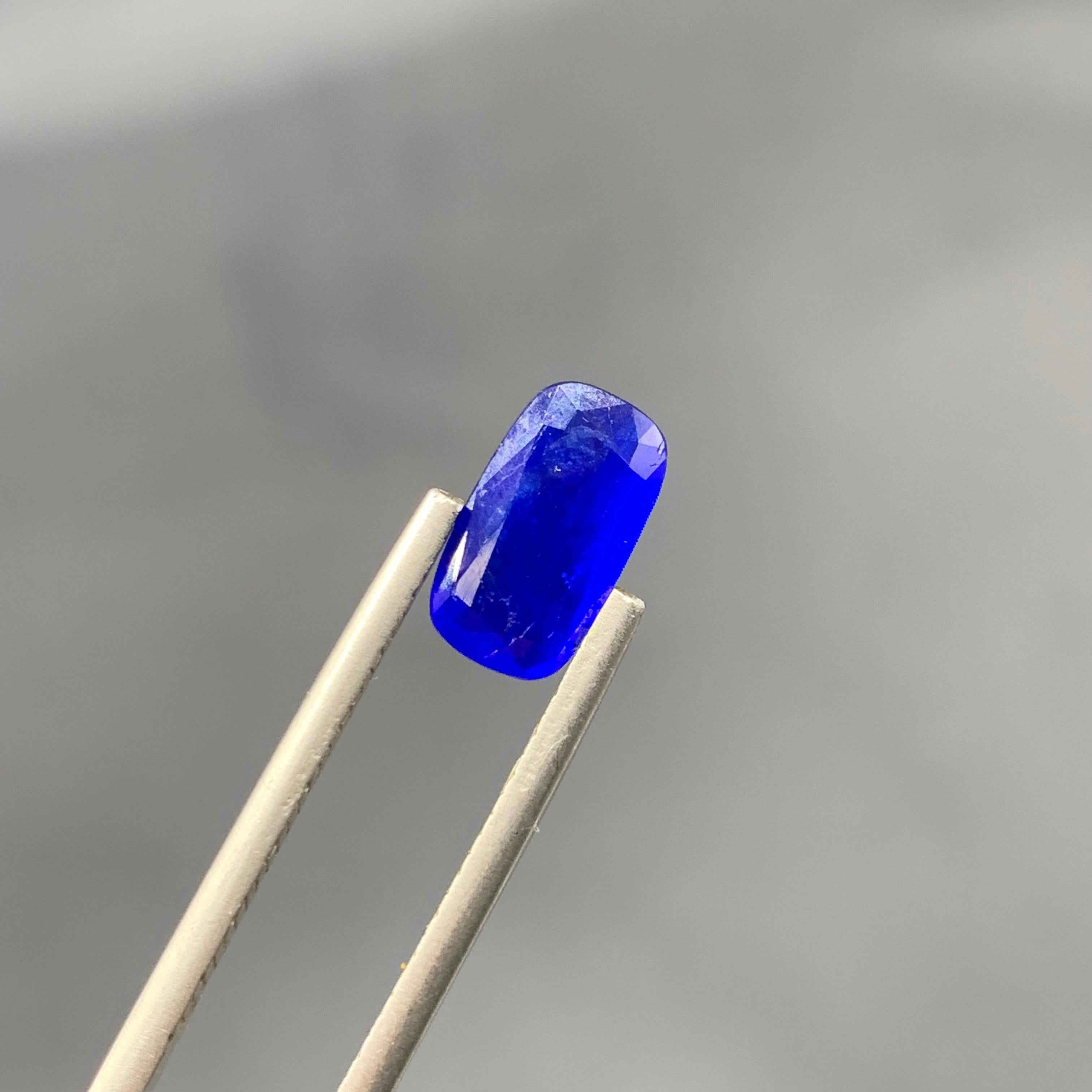 World’s Rarest 1.35 Carats Natural Loose Haüyne \ Haüynite Long Cushion Shape For Sale 10