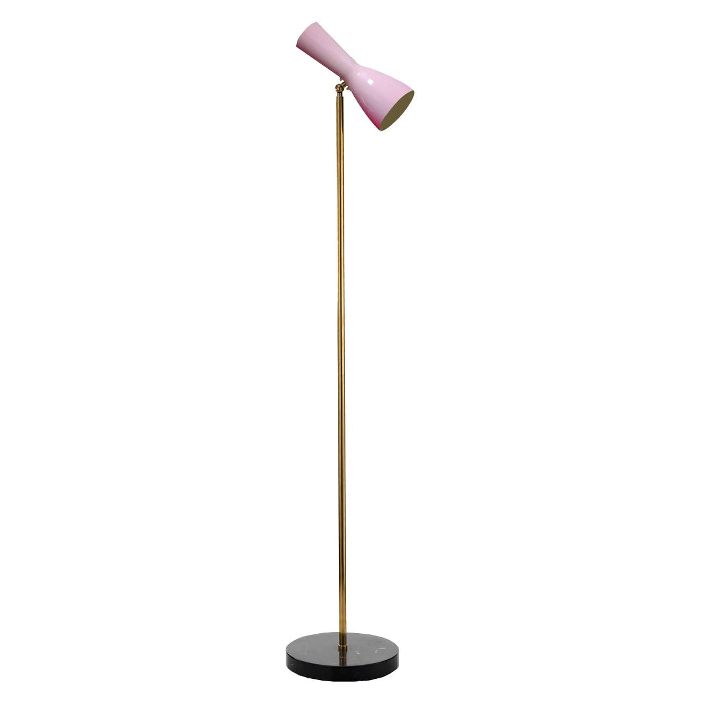 1960's Pink Floor Lamp at 1stdibs