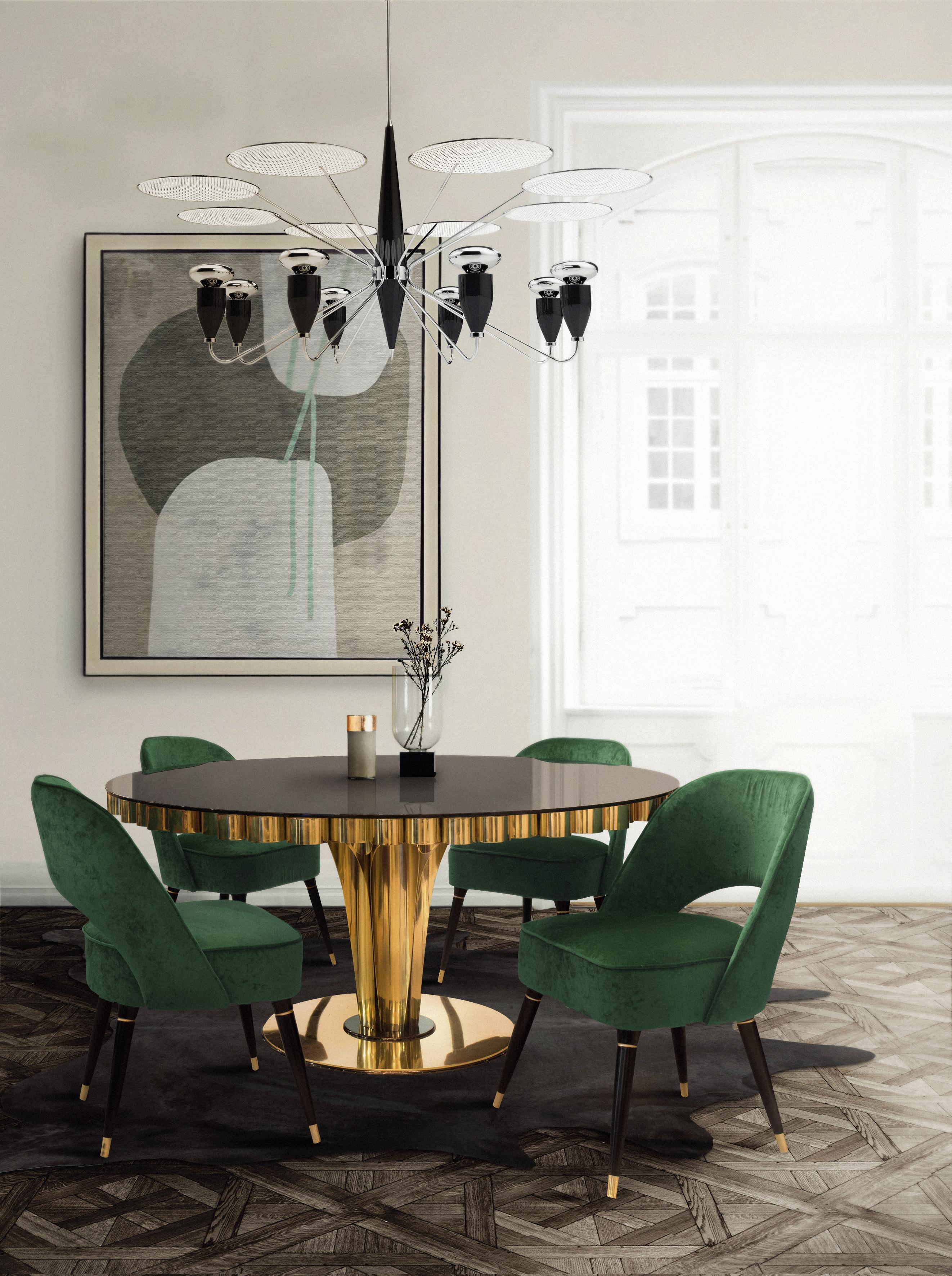 Wormley Dining Table in Brass and Clear Glass In New Condition For Sale In New York, NY