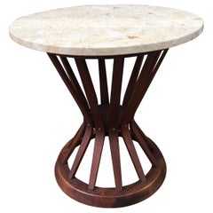 Wormley Dunbar Style Sheaf of Wheat Side Table