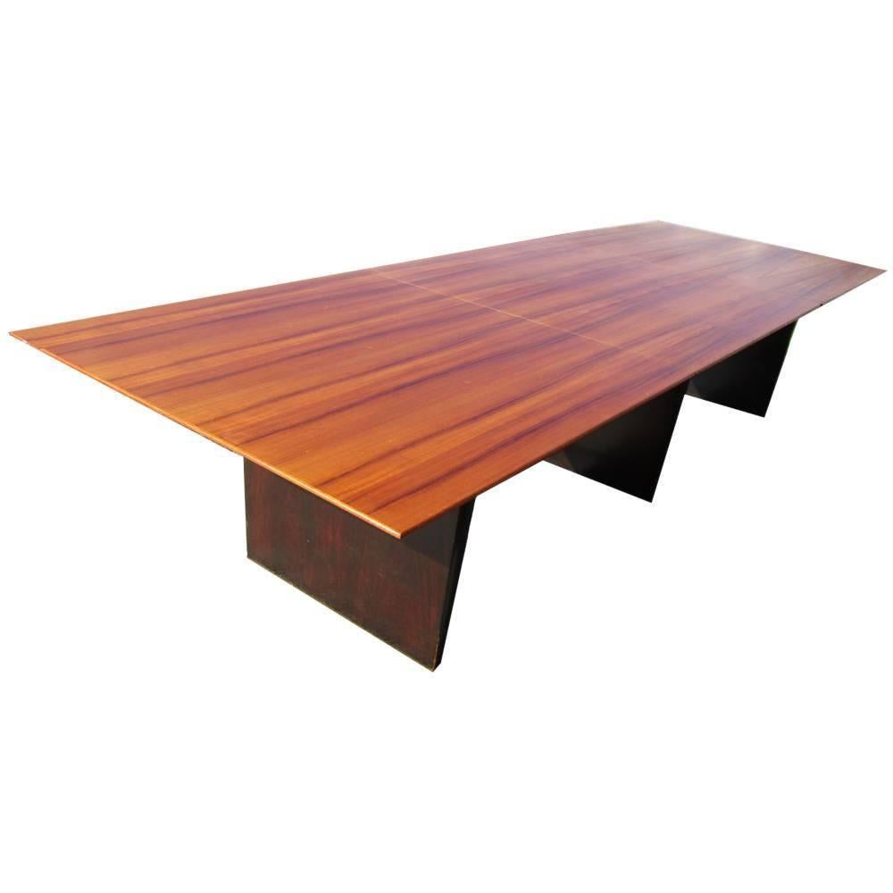  Wormley Tawi Dining Table for Dunbar. Can be configured into 4 different sizes. For Sale 4