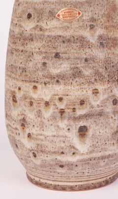 Wormser Terra-Sigillata Manufaktur Mid-Century German Art Pottery Jug