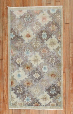 Worn Antique Art Deco Chinese Rug