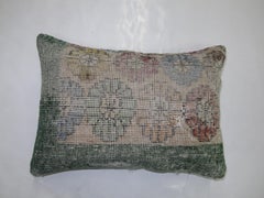 Worn Green Turkish Deco Pillow