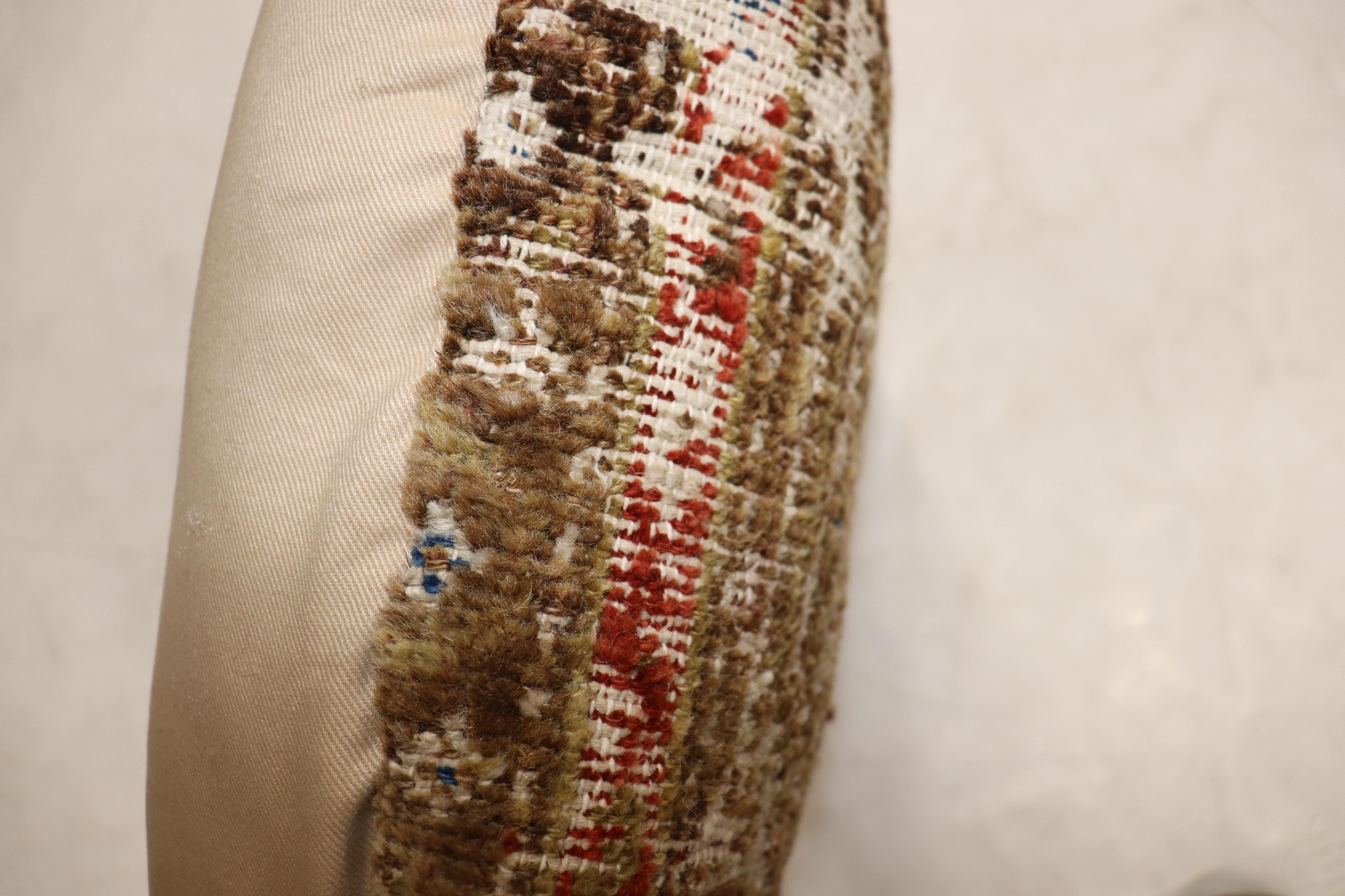 Industriel Oreiller de tapis persan ancien en vente