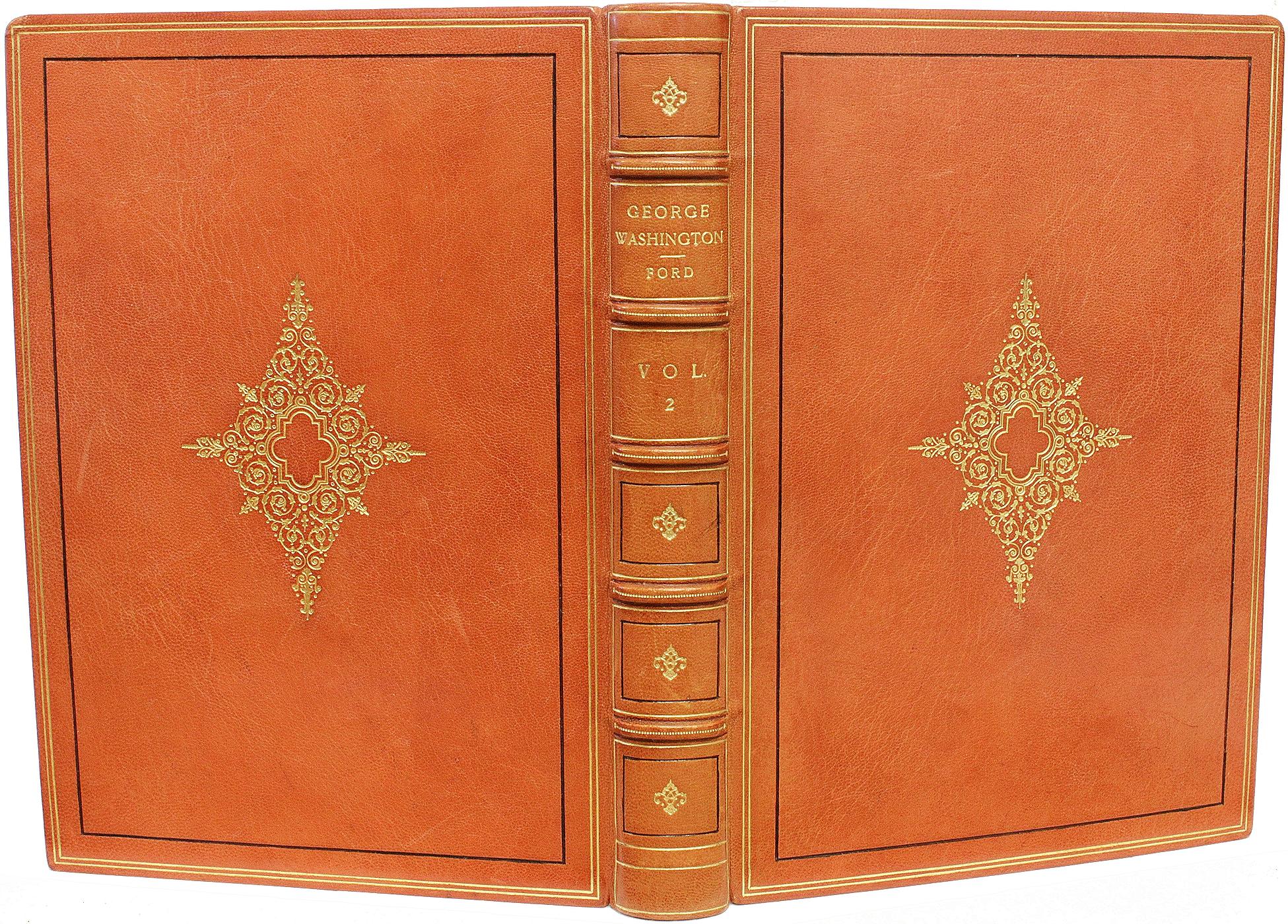 AUTHOR: FORD, Worthington Chauncey. 

TITLE: George Washington.

PUBLISHER: NY: Goupil & Co., 1900.

DESCRIPTION: THE MEMORIAL EDITION. 2 vols., 10-1/8