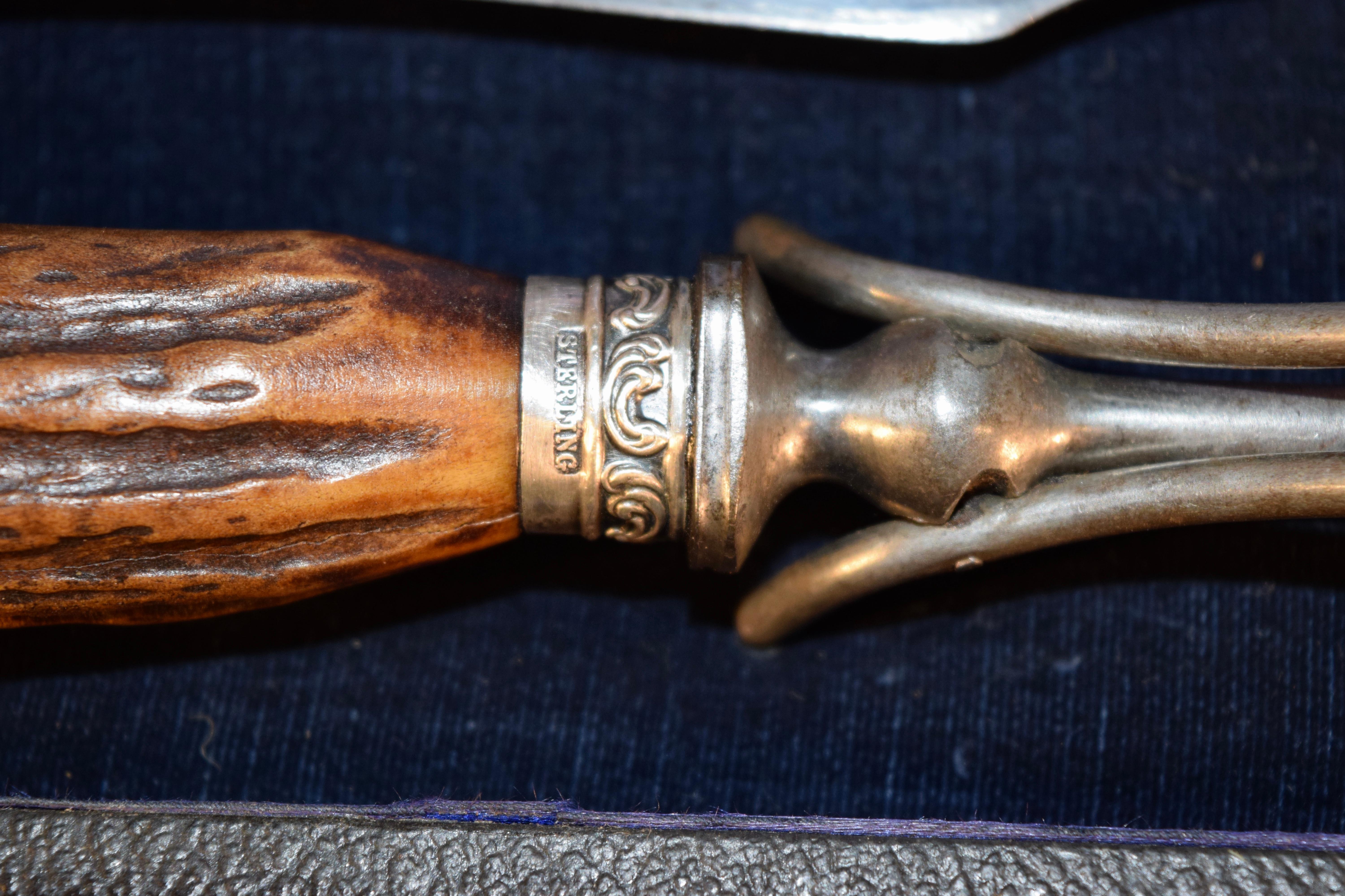 Edwardian Wostenholm Carving Set in Box