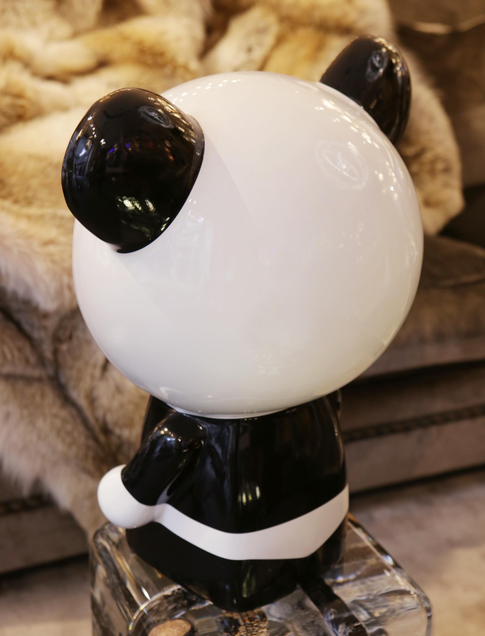 Wounded Panda Sculpture by Jiji In New Condition In Paris, FR