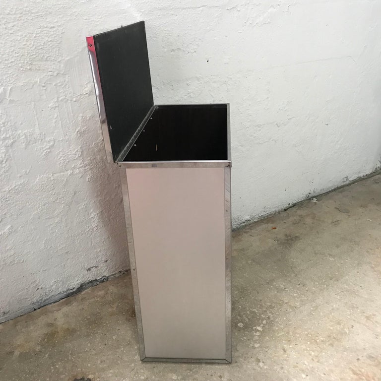 Woven Aluminum Laundry Hamper Chest For Sale at 1stDibs aluminum