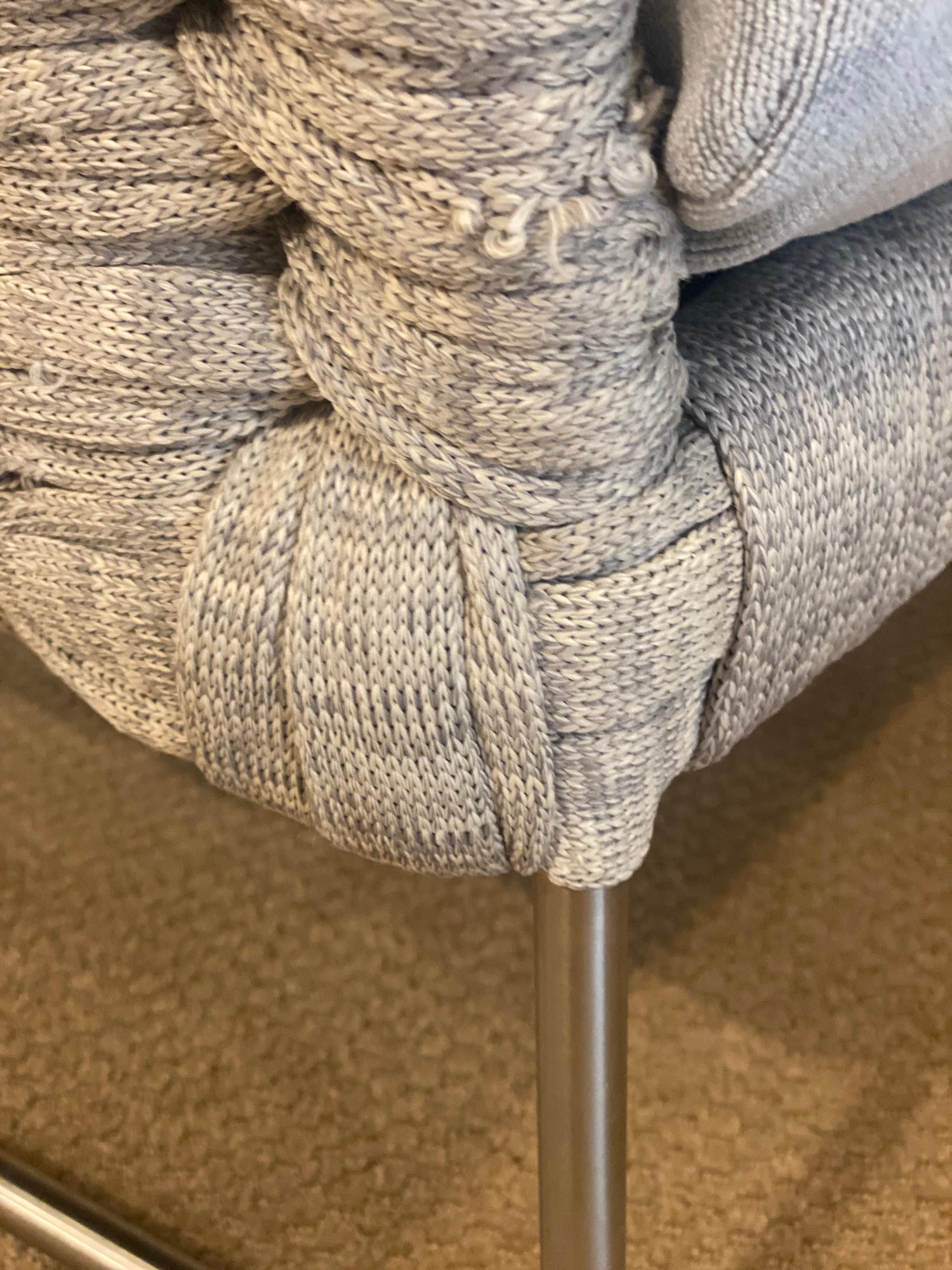 Woven AMI Barrel Chair by Paola Lenti In Good Condition In Southampton, NY