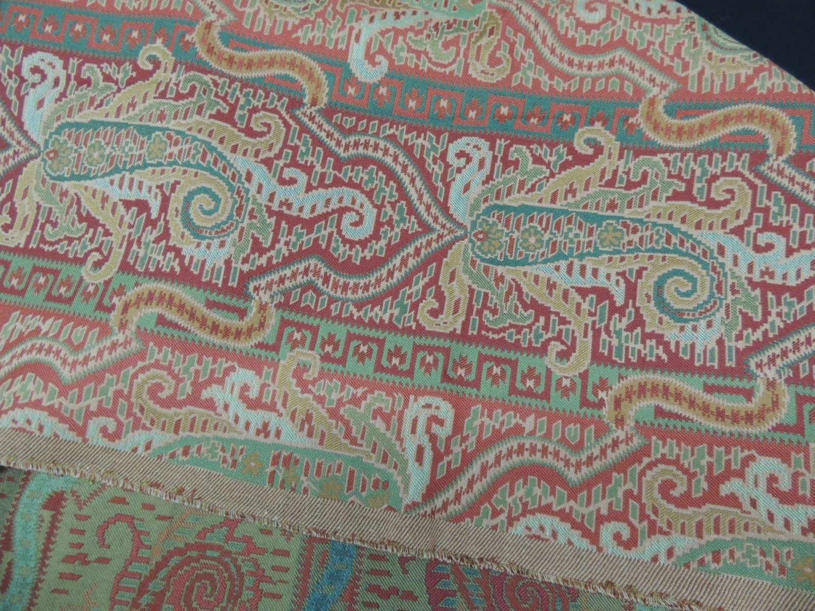 European Woven Brunschwig & Fils Paisley Woven Fabric