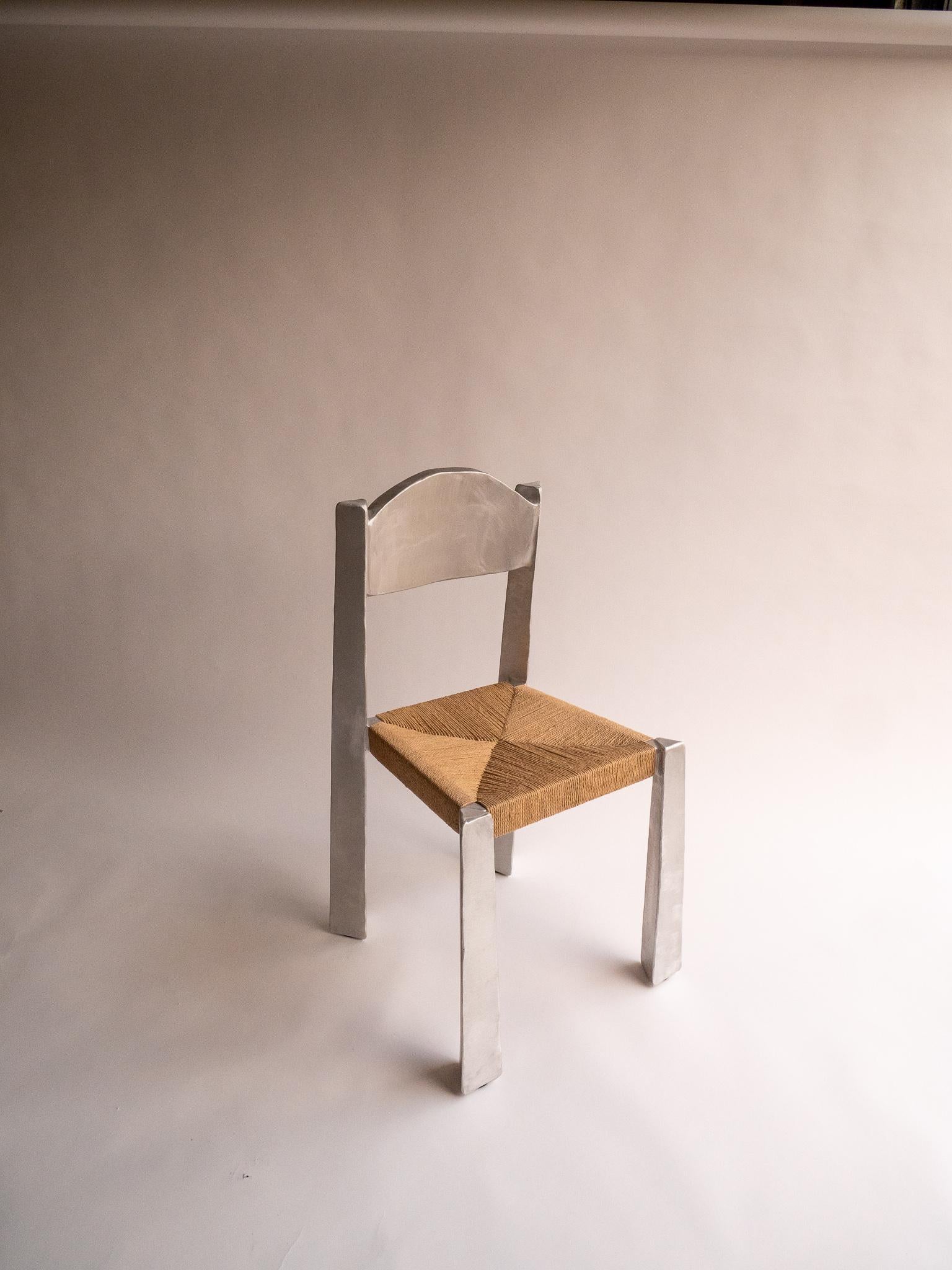 British 'Woven Chair' by Joseph Ellwood for Six Dots Design For Sale