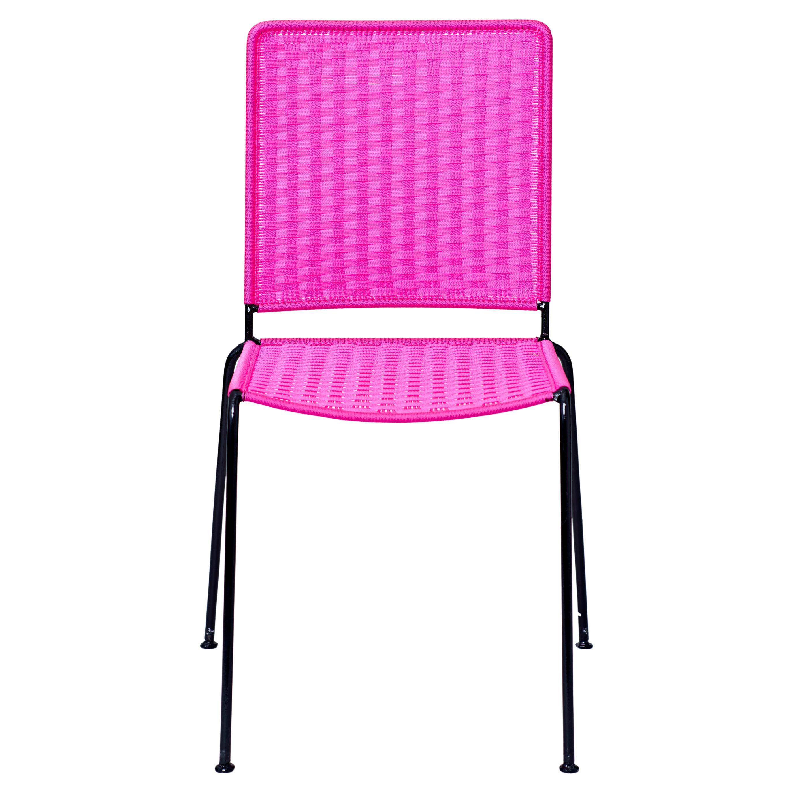 What are woven chairs made of?
