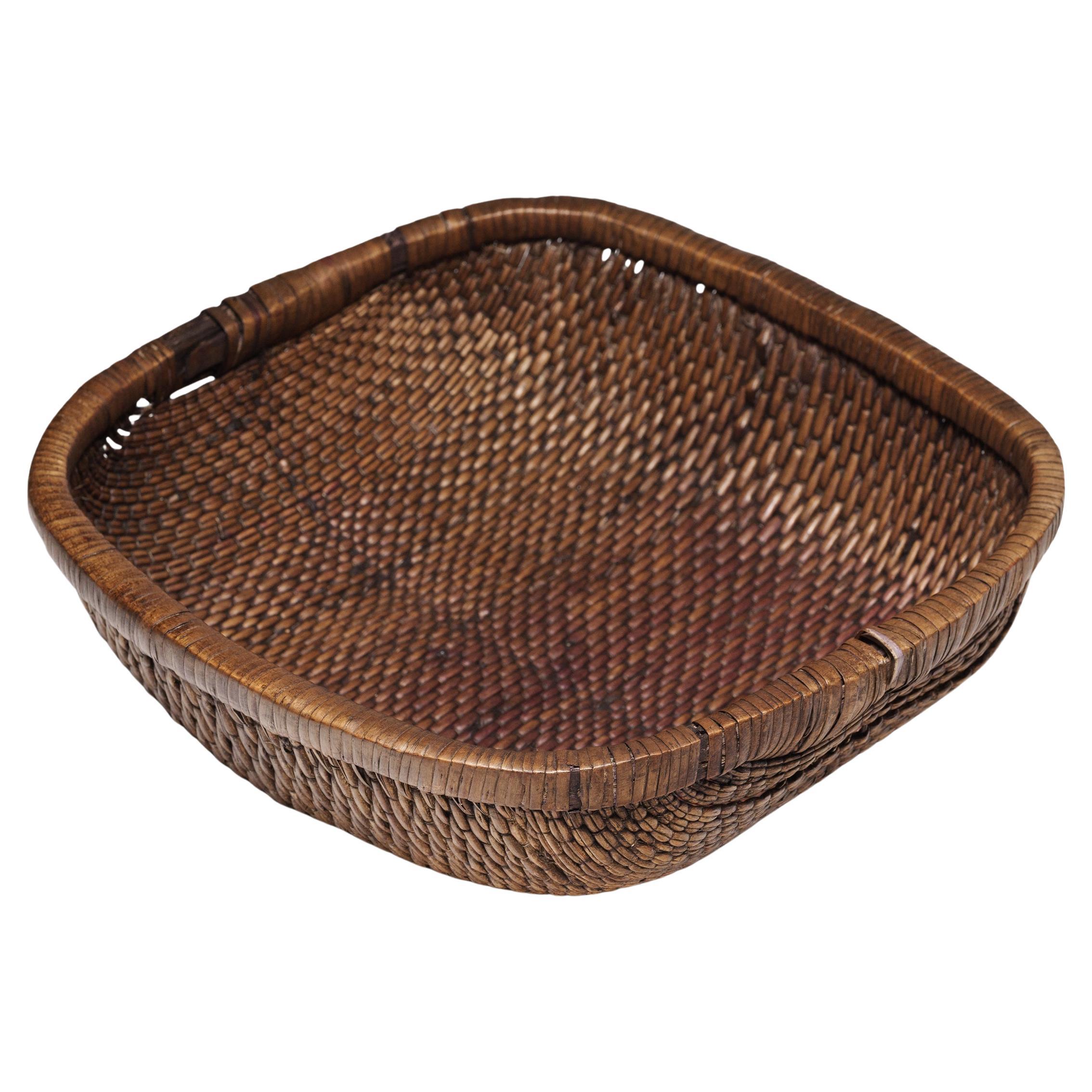 Woven Chinese Grain Basket