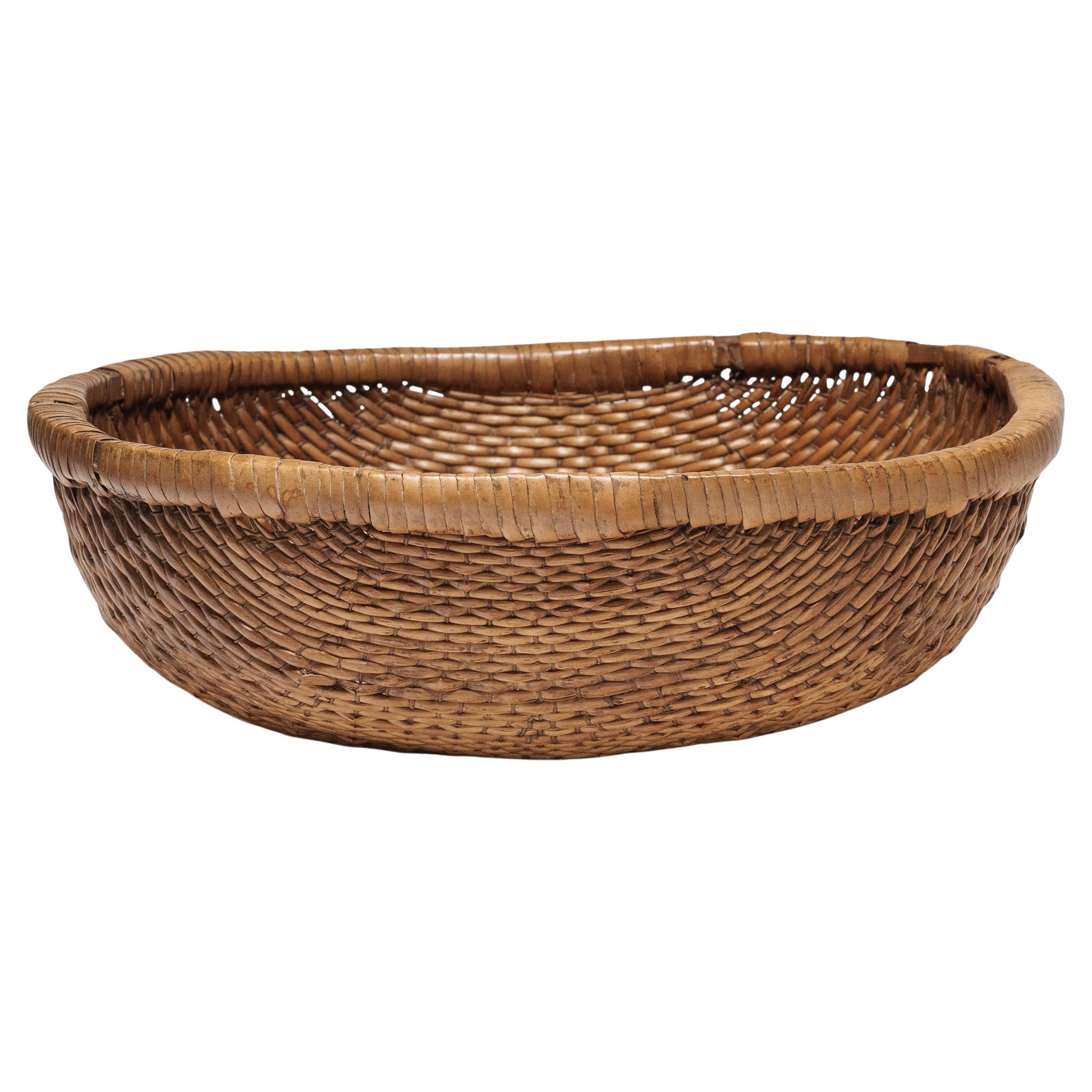 Panier à grains chinois tissé