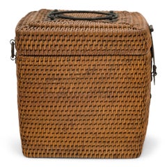 Woven Chinese Tea Cozy Box, c. 1900