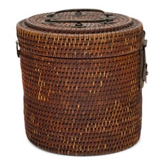 Woven Chinese Tea Cozy Box, c. 1900