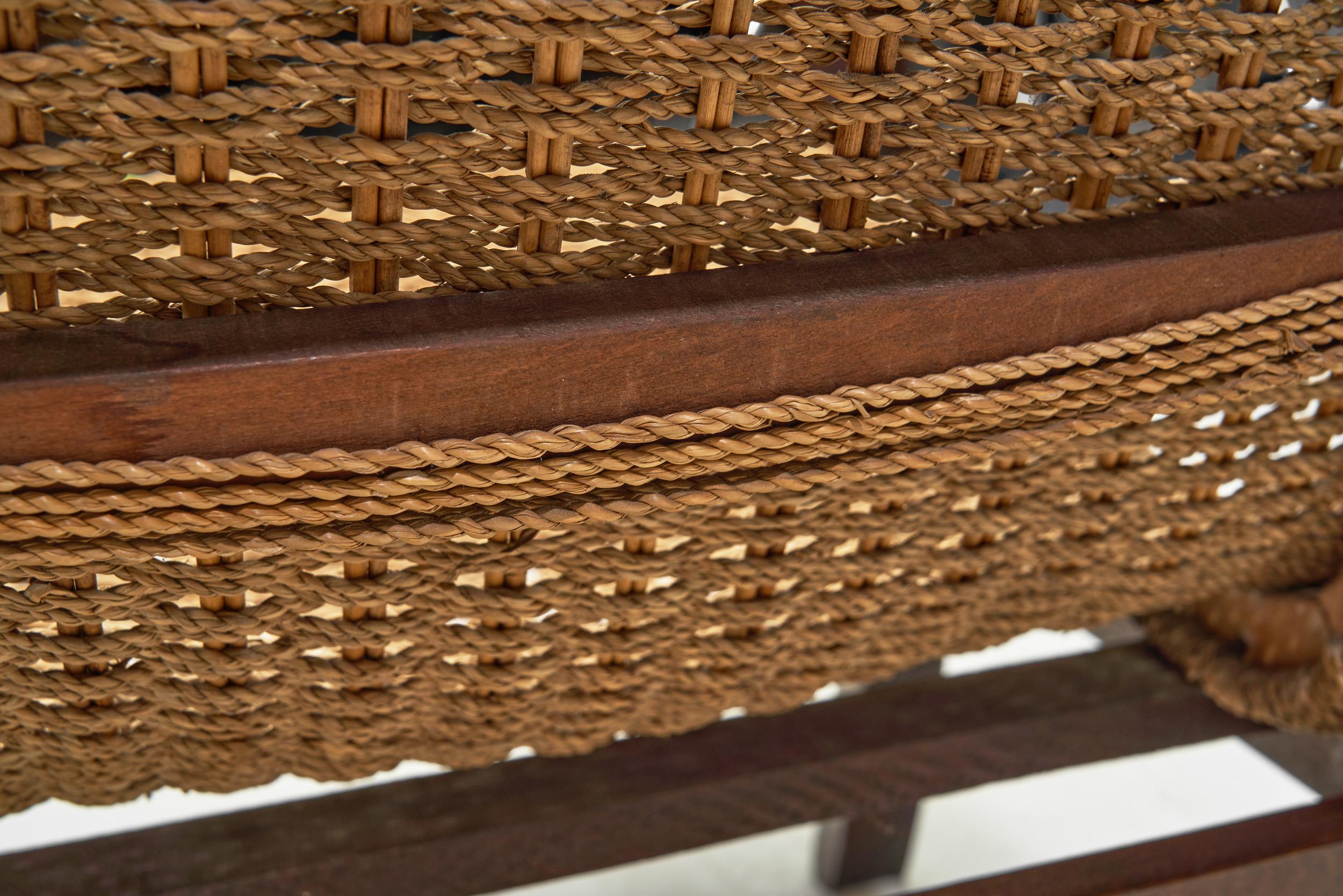 Woven Cord Chair with Steam Bent Arms, Germany circa 1930s 8