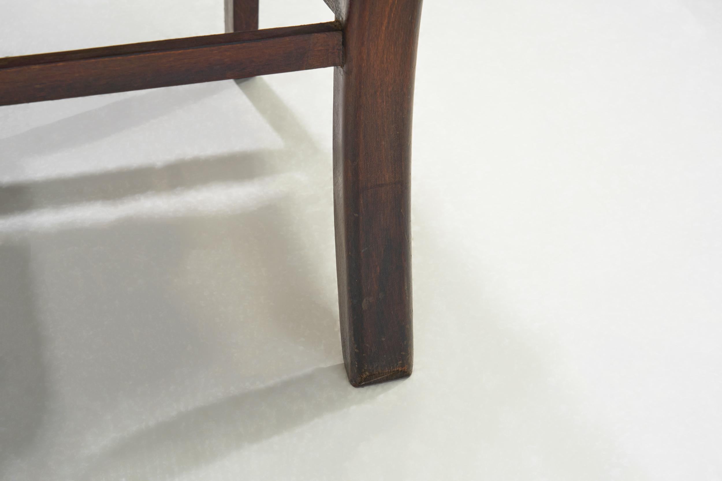 Woven Cord Chair with Steam Bent Arms, Germany circa 1930s 12