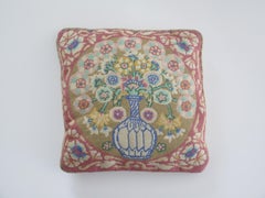 A woven Ehrman tapestry cushion of a Kaffe Fassett design, Circa 1960s