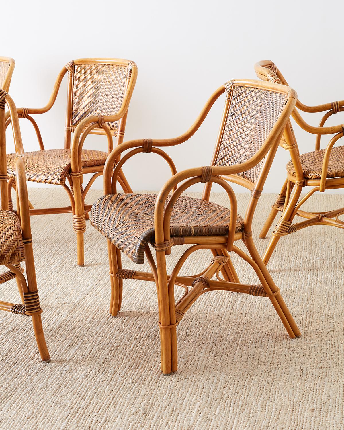woven bistro chairs