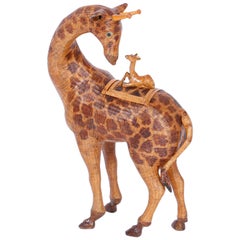 Woven Giraffe Wicker Box