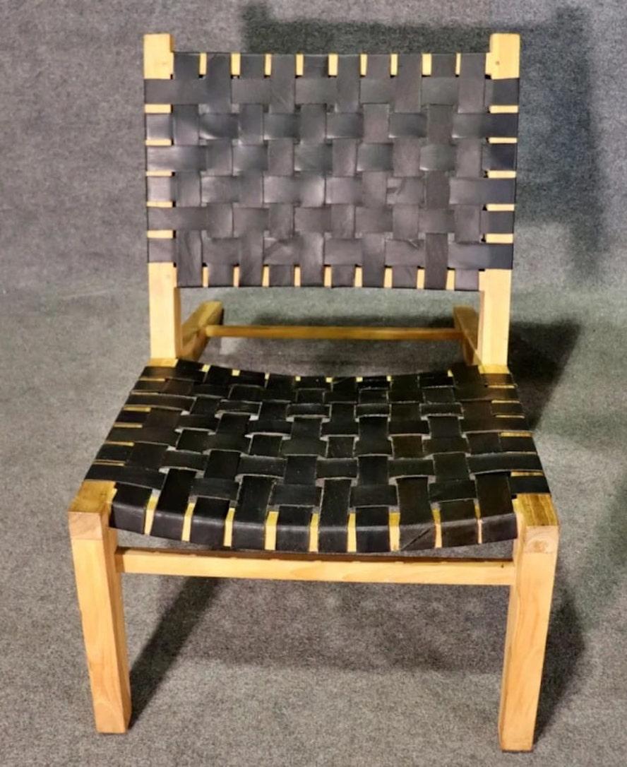 Woven Grasshopper Lounge Chairs For Sale 2