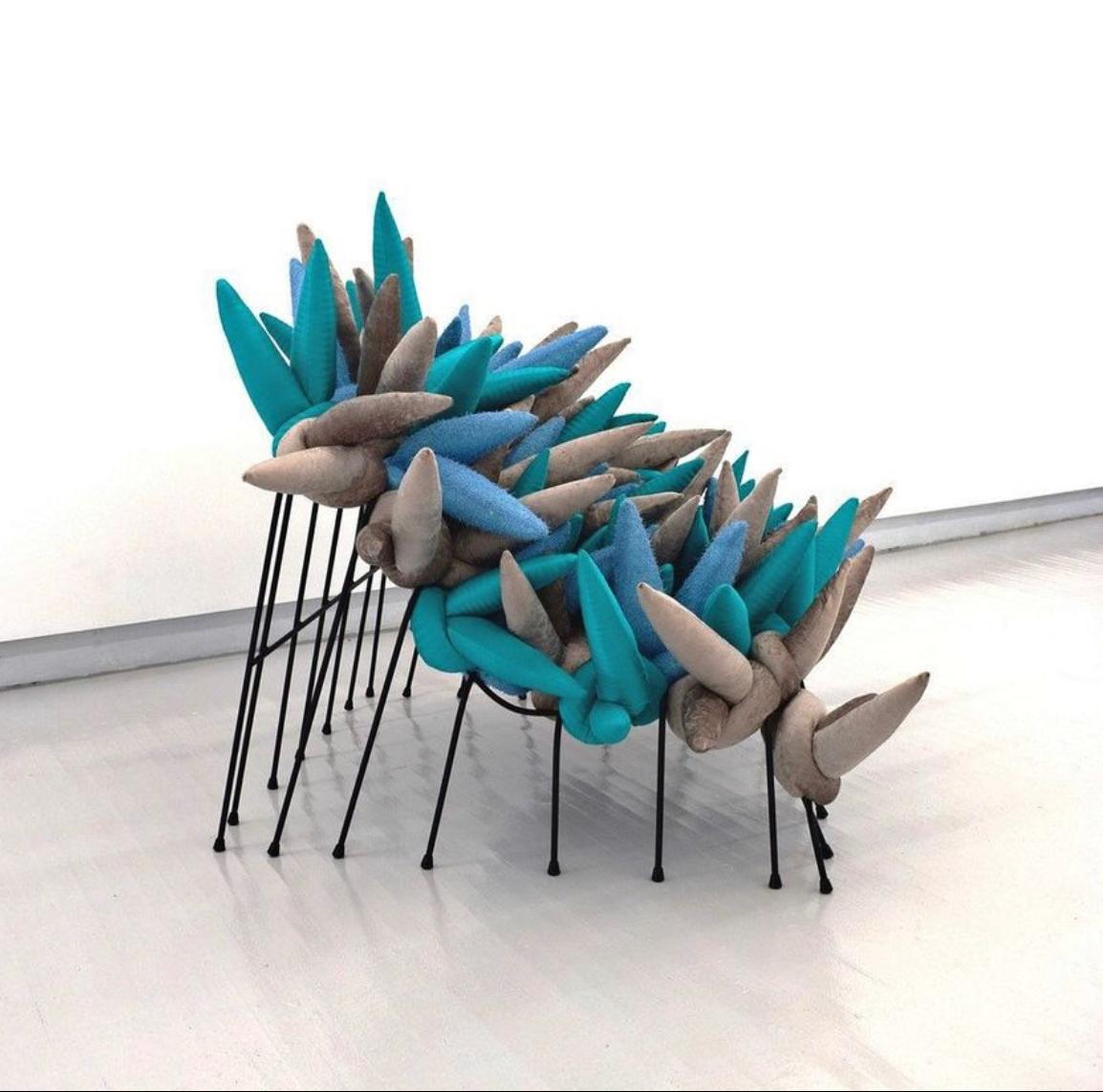Folk Art Woven Grounds Chair, Prototype, Award Winning by Vanessa Lee Jackson/ Sculpture