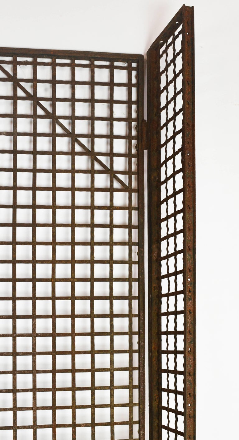 Woven Metal Elevator Cage Doors at 1stDibs | metal cage doors, cage ...