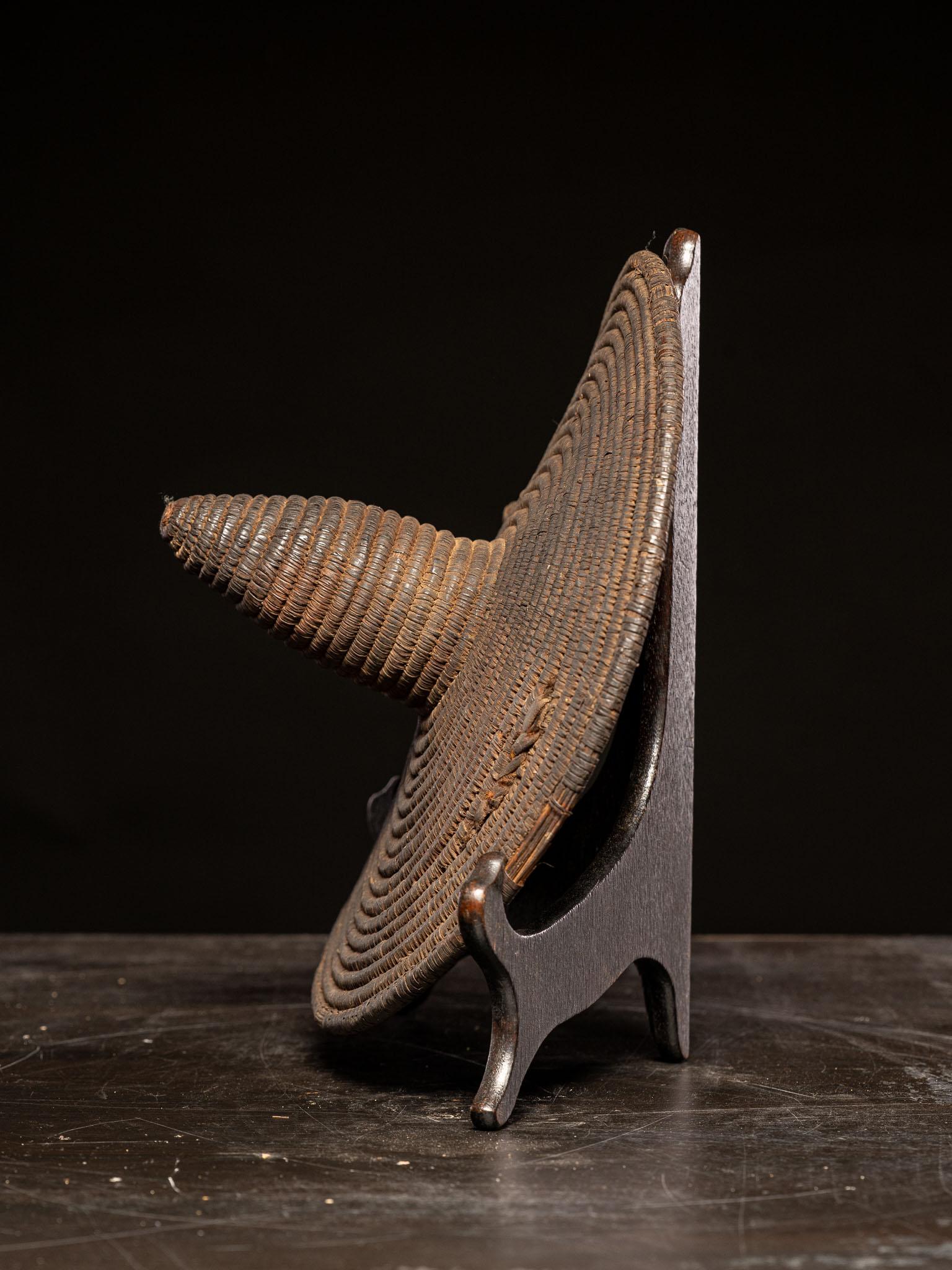 Gewebtes Abwehrschild, Batammaliba-Kultur, Republik Benin. im Angebot 2