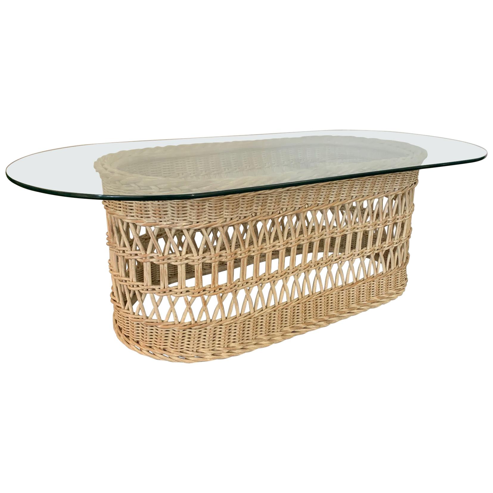 Rattan Coffee and Cocktail Tables 154 For Sale at 1stdibs