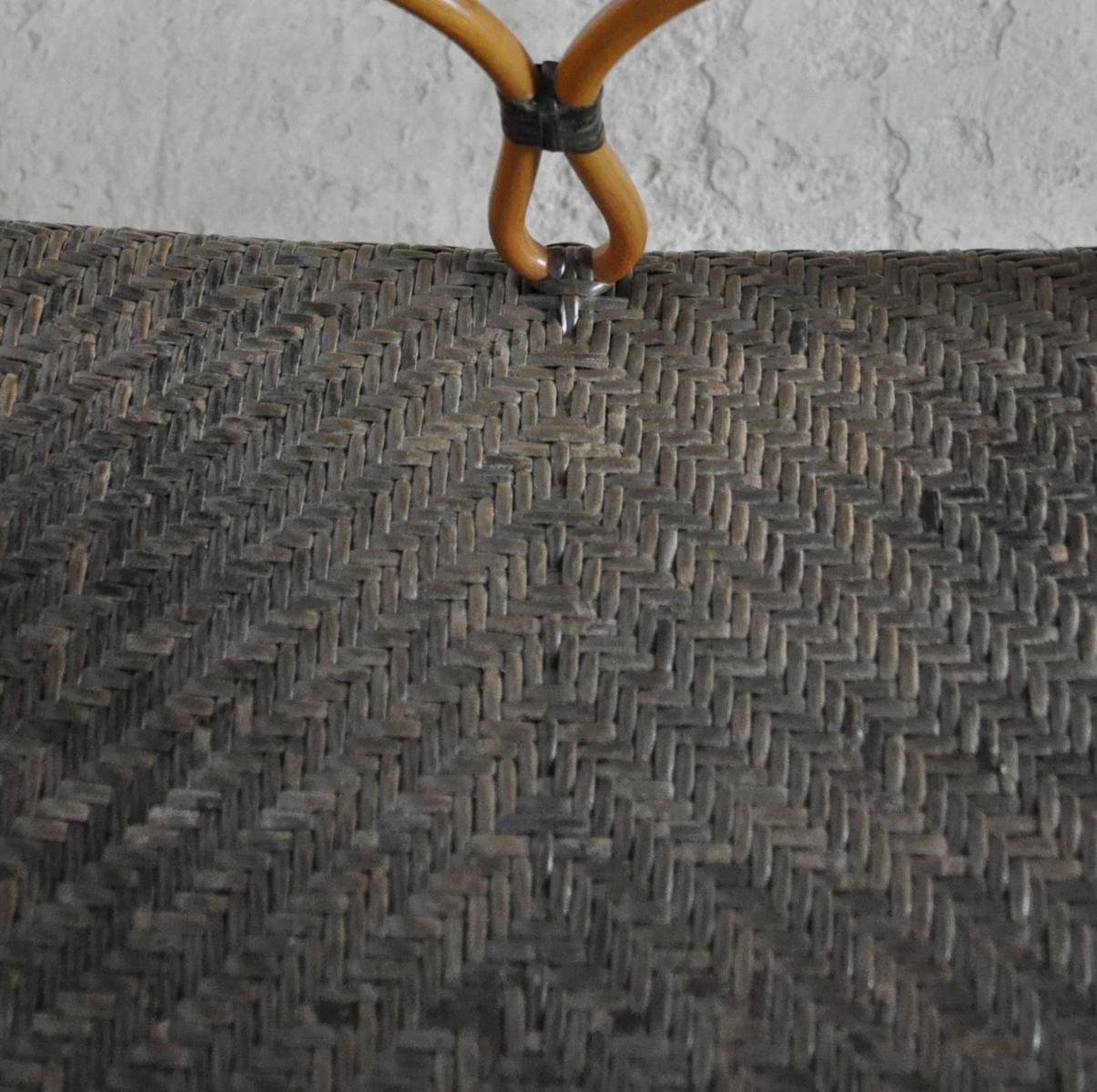 Woven Rattan Chair and Stool by Yuzuru Yamakawa 1