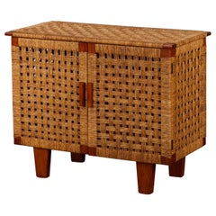 Vintage Woven Rattan Credenza by Michael van Beuren for Domus Mexico