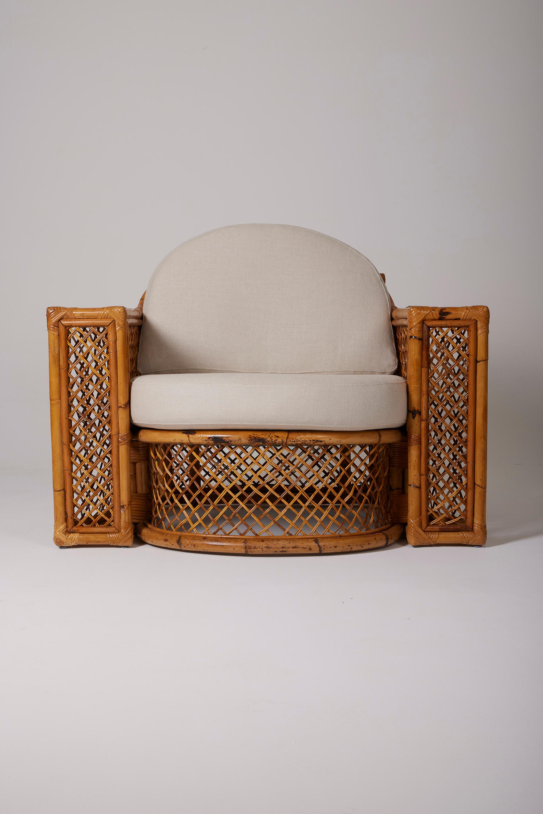 salón de ratán tejido 4