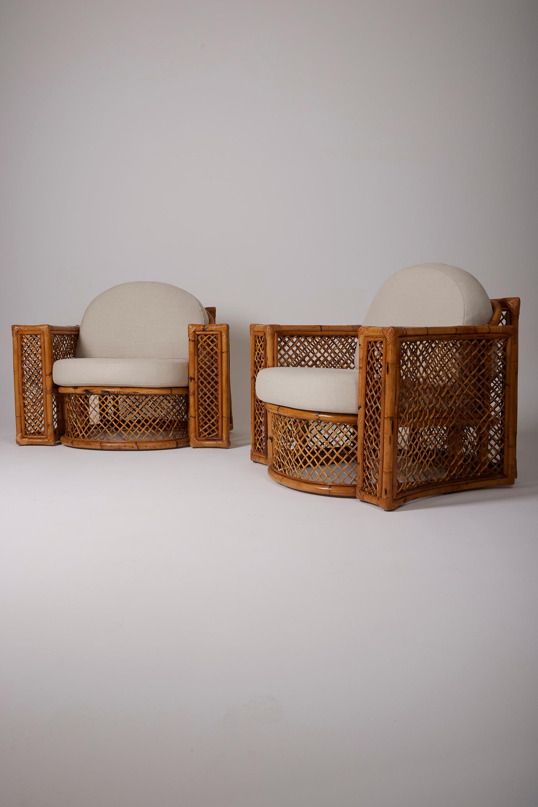 salón de ratán tejido 10