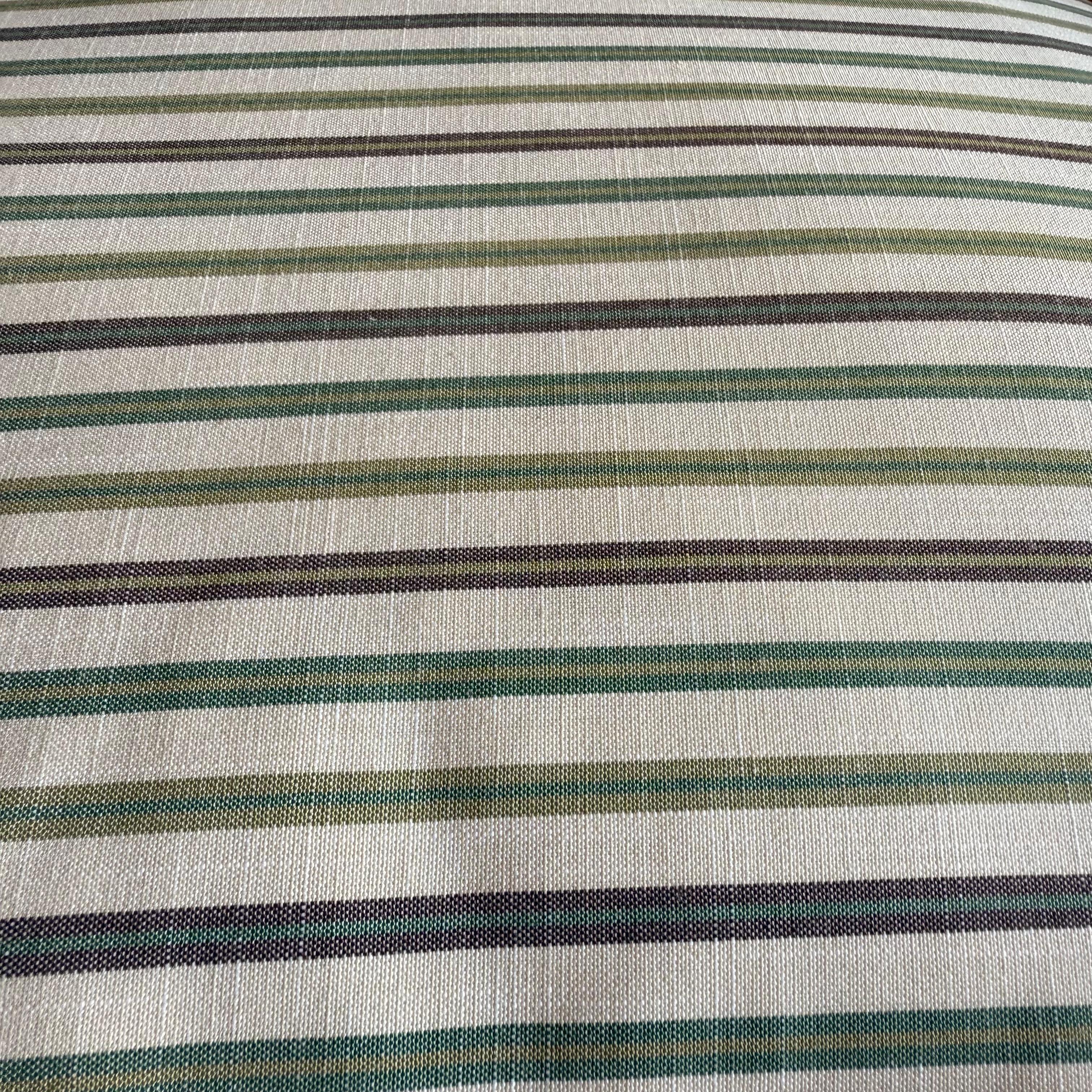 Cotton Woven Rattan Pet Bed with Outdoor Stripe Fabric For Sale