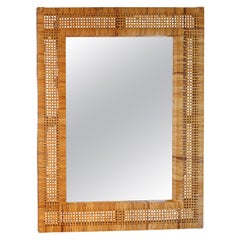 Woven Rattan Surround Mirror