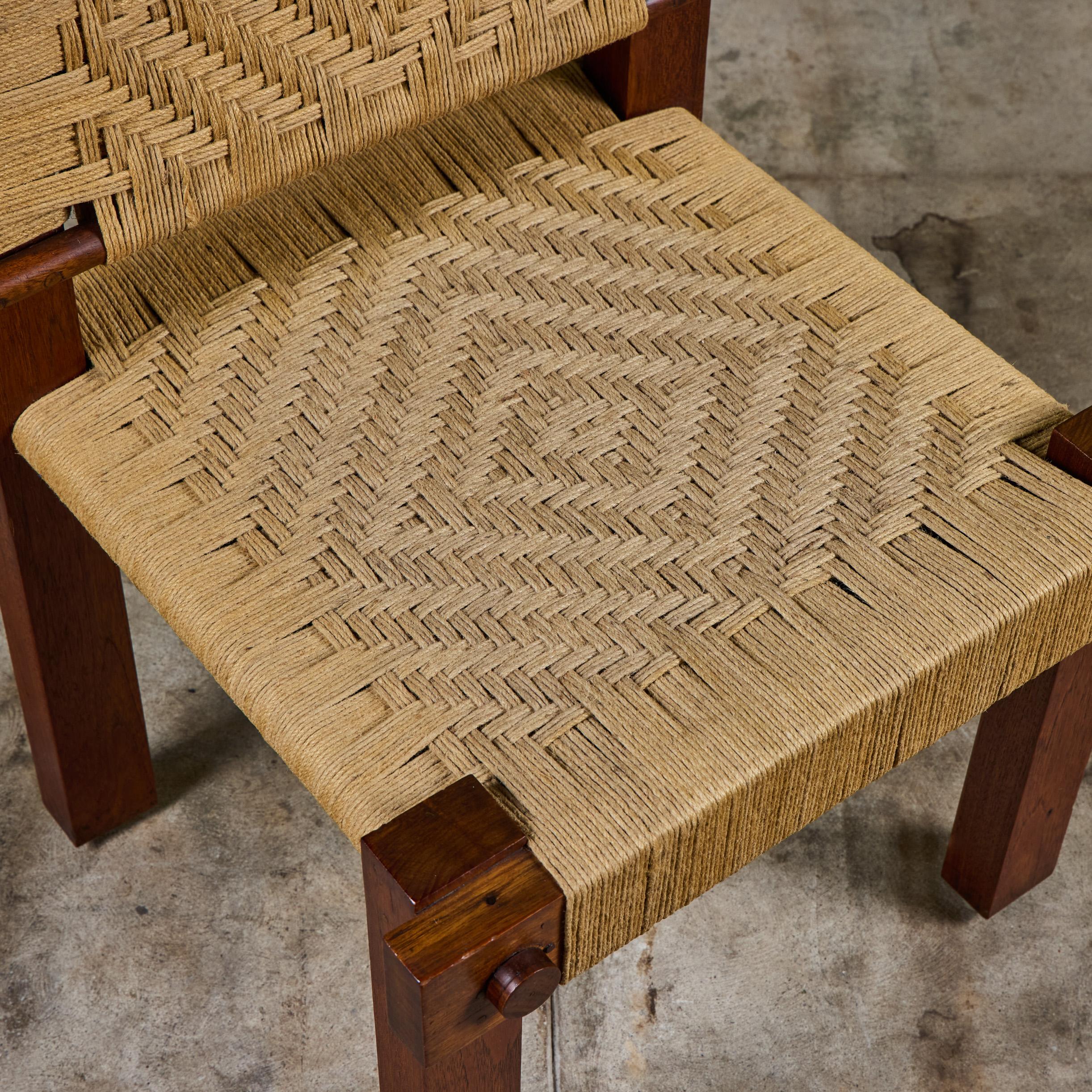 Chaise en corde tressée par Mini Boga pour Taaru en vente 7