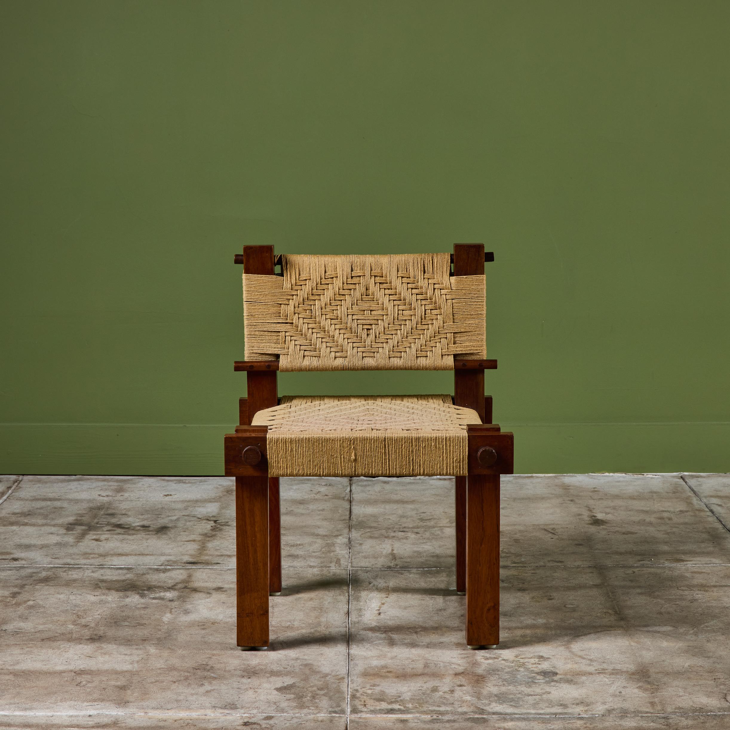 Mission Chaise en corde tressée par Mini Boga pour Taaru en vente