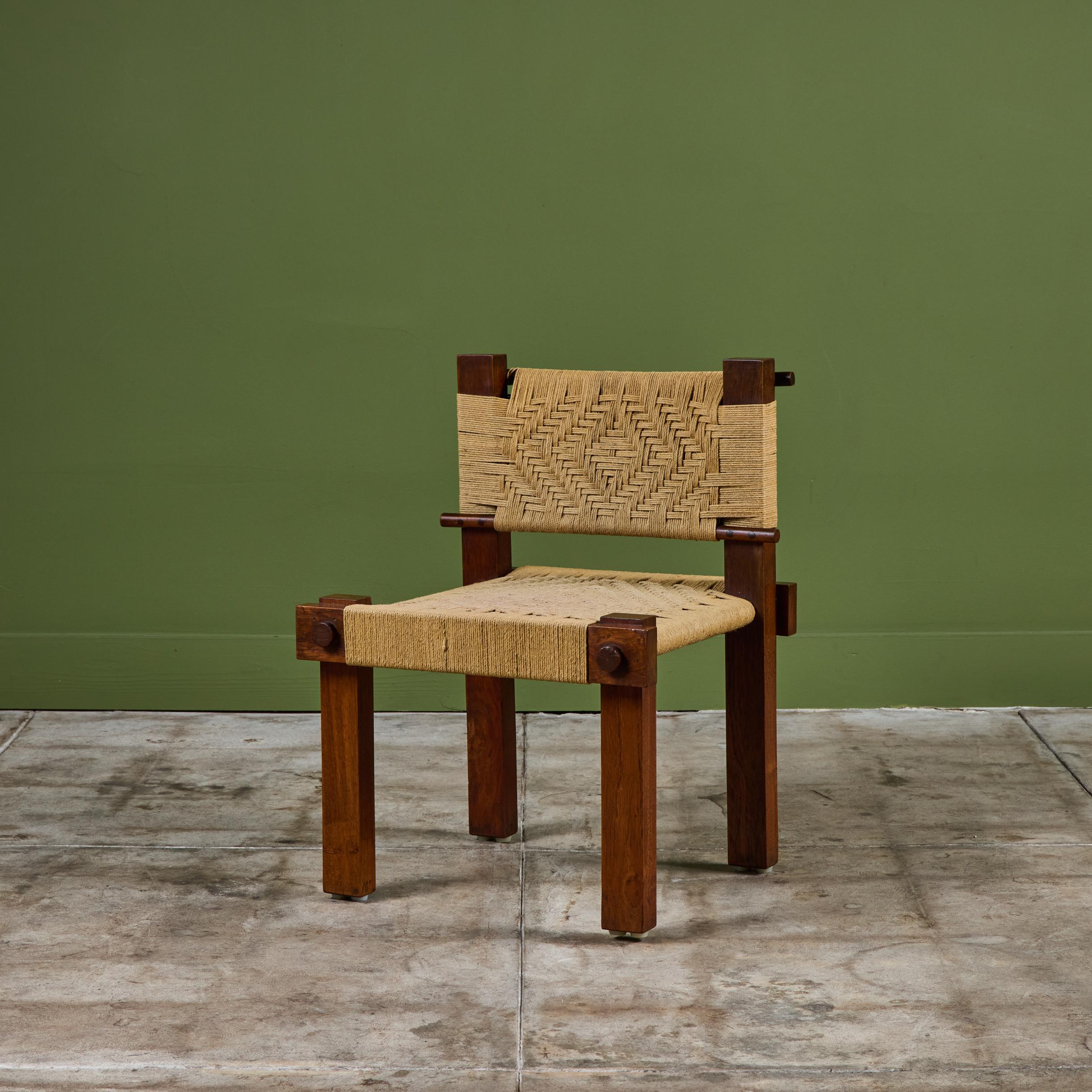 Indien Chaise en corde tressée par Mini Boga pour Taaru en vente