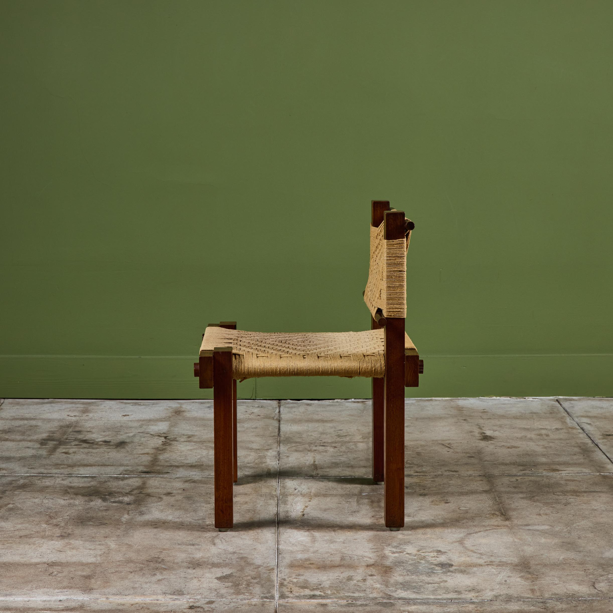 Chaise en corde tressée par Mini Boga pour Taaru Bon état - En vente à Los Angeles, CA