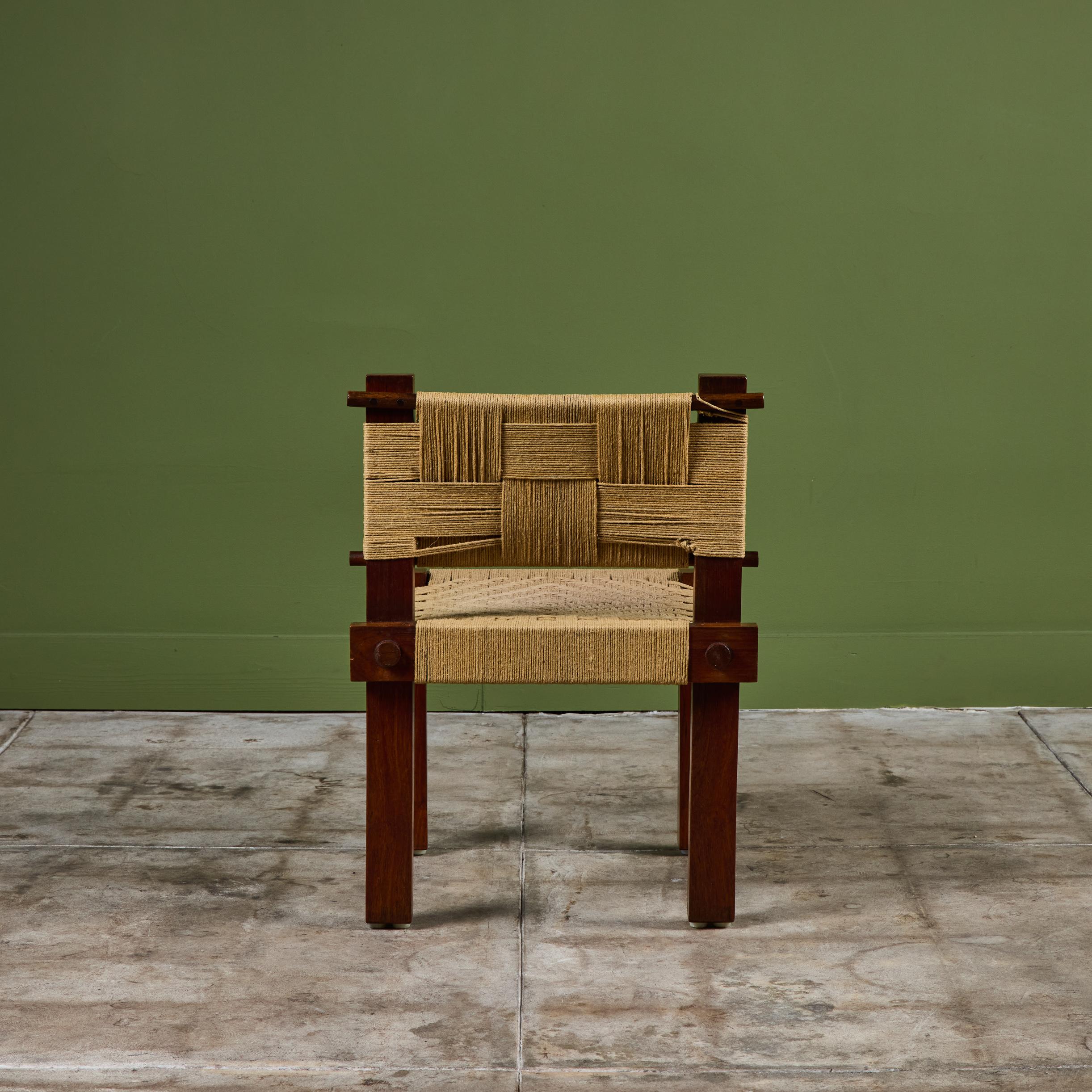 Corde en papier Chaise en corde tressée par Mini Boga pour Taaru en vente