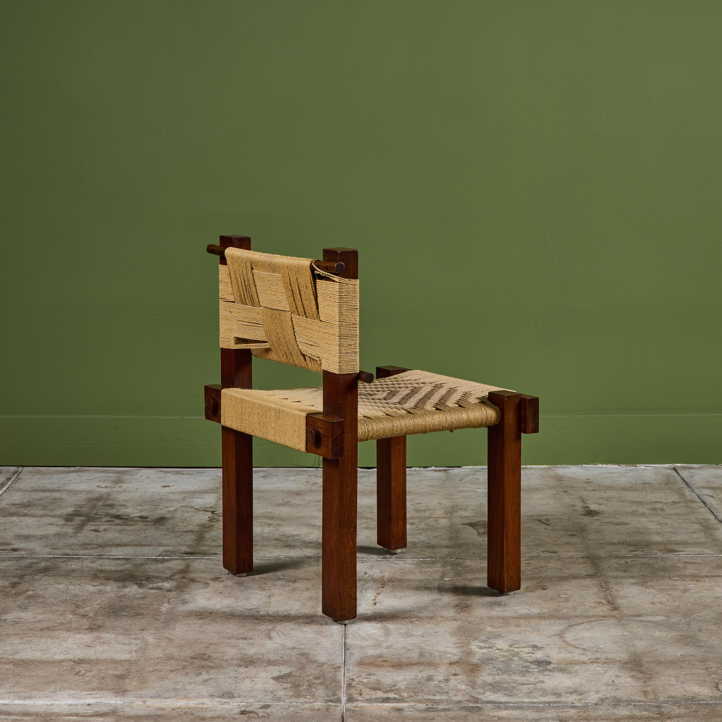 Chaise en corde tressée par Mini Boga pour Taaru en vente 1